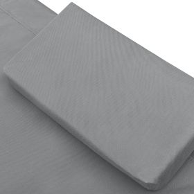 vidaXL Patio Lounge Bed Fabric Anthracite