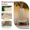 Outdoor Stylish Folding Chair, FSC-Certified Eucalyptus Wood