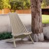 Outdoor Stylish Folding Chair, FSC-Certified Eucalyptus Wood